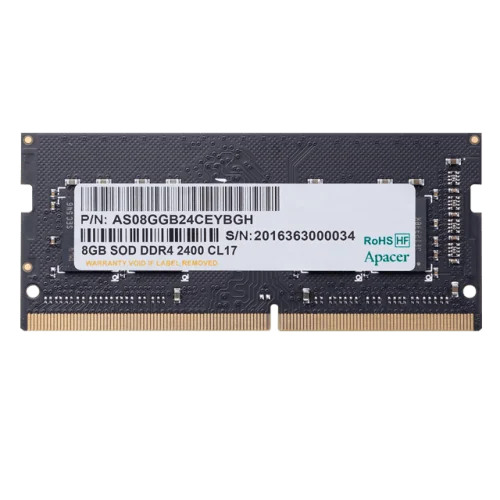 Apacer 8GB 2400Mhz DDR4 SODIMM Laptop RAM