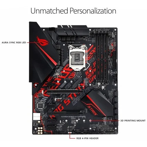 ASUS ROG STRIX B360-H GAMING 8TH GEN ATX MOTHERBOARD