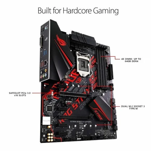 ASUS ROG STRIX B360-H GAMING 8TH GEN ATX MOTHERBOARD