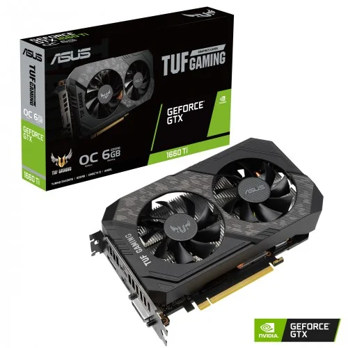Asus TUF Gaming GeForce GTX 1660 Ti EVO TOP Edition 6GB GDDR6 Graphics Card