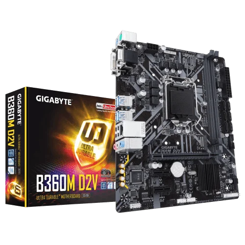 Gigabyte B360M D2V 8th Gen Motherboard
