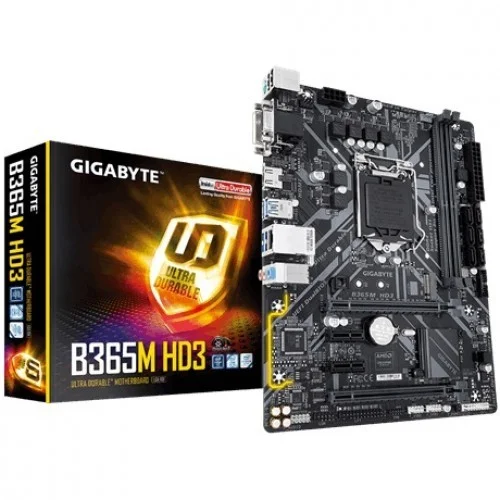 GIGABYTE B365M HD3 ULTRA DURABLE M.2 INTEL GAMING MOTHERBOARD