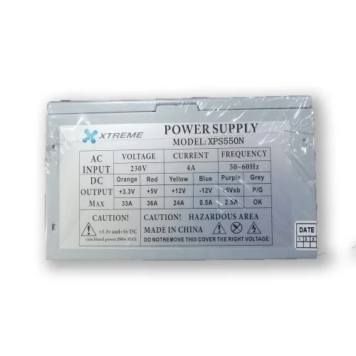 XTREME XPS550 Gaming Power Supply