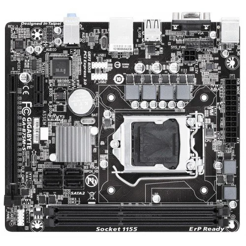Gigabyte GA-B75M-S LGA 1155 Micro-ATX Motherboard