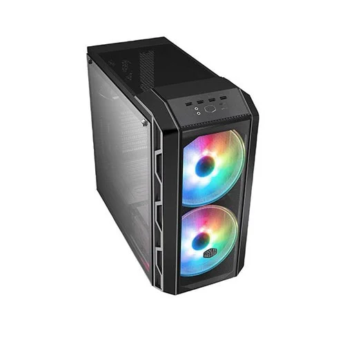 COOLER MASTER MASTERCASE H500 ARGB MID TOWER TEMPERED GLASS GAMING CASE