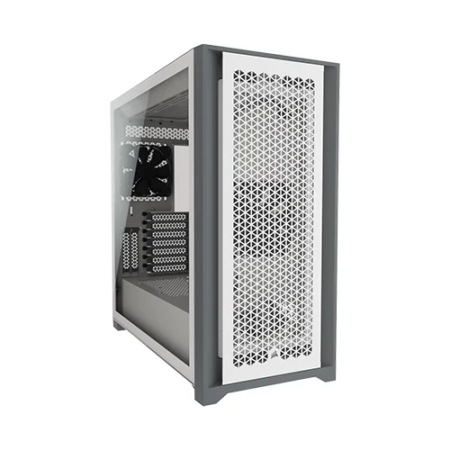 Corsair 5000D Airflow Tempered Glass Mid Tower Atx Casing (White)