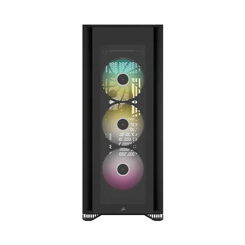 Corsair iCUE 7000X RGB Tempered Glass Full-Tower Atx Case (Black)