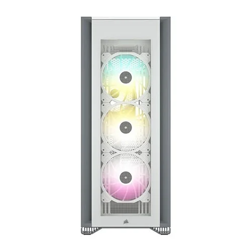 Corsair iCUE 7000X RGB Tempered Glass Full-Tower Atx Case (White)