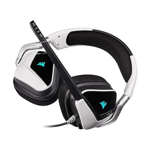 Corsair Void Elite RGB Premium 7.1 USB Gaming Headphone (White)