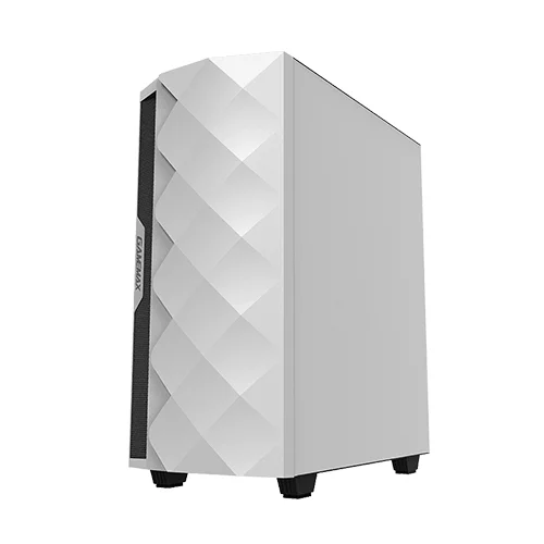 GameMax White Diamond Mid Tower PC Gaming Casing