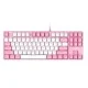 Dareu EK87 Gaming Keyboard (Pink)