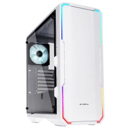 BitFenix Enso ATX Mid Tower Tempered Glass Window White Gaming Case