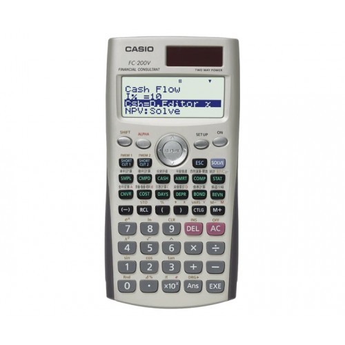 Casio FC-200V Financial Calculator Casio FC-200V Financial Calculator