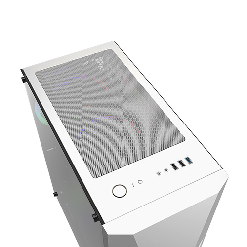 Montech Fighter 500 White ATX Mid Tower Gaming Case