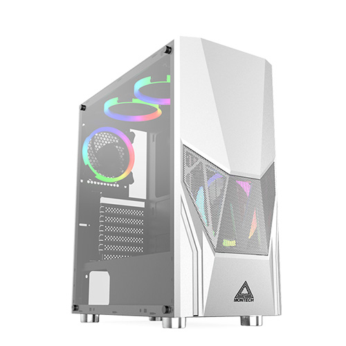 Montech Fighter 500 White ATX Mid Tower Gaming Case