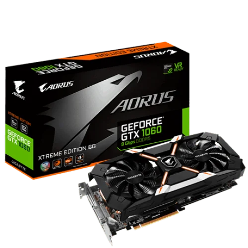 Gigabyte Aorus GeForce® Gtx 1060 Xtreme Edition 6G 9Gbps Graphics Card