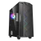 GAMEMAX BLACK DIAMOND A361 TEMPERED GLASS ATX GAMING CASE BLACK