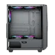 Gamemax Revolt 3606 Tempered Glass ATX ARGB Gaming Casing (Black)