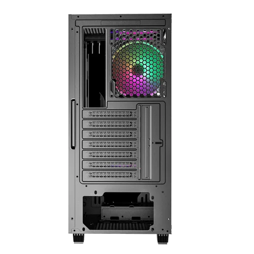Gamemax Revolt 3606 Tempered Glass ATX ARGB Gaming Casing (Black)