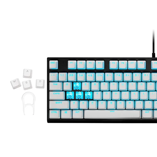 Corsair PBT DOUBLE-SHOT PRO Keycap Mod Kit - Arctic White (NA)