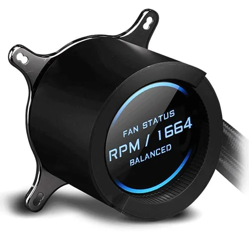 Gigabyte AORUS 240 RGB AIO Liquid Cooler with Circular LCD Display