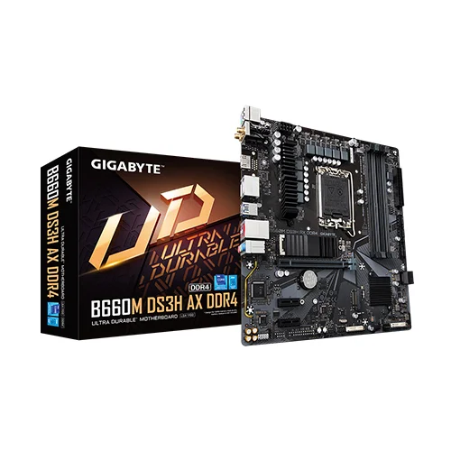 Gigabyte B660M DS3H AX DDR4 12th Gen Micro ATX Motherboard