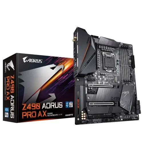 Gigabyte Z490 AORUS PRO AX Intel 10th Gen ATX Motherboard