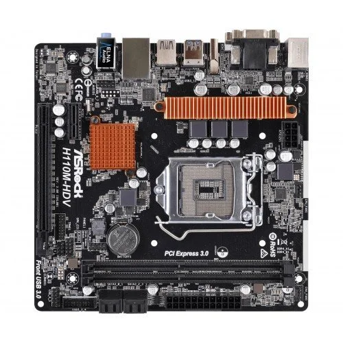 Asrock H110M-HDV R3.0 Super Alloy Micro ATX Motherboard