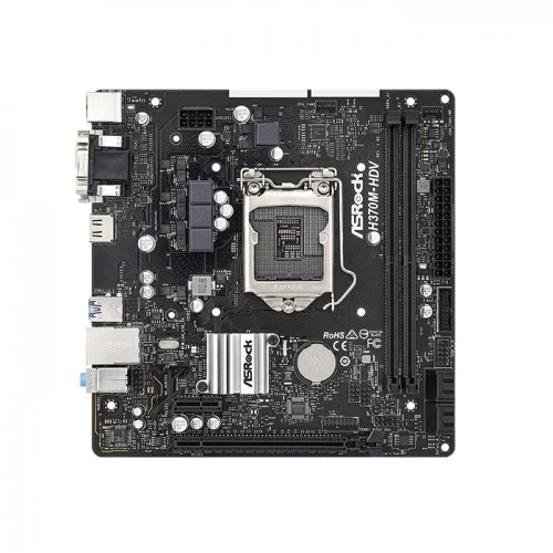 ASRock H370M HDV 8th and 9th Gen Micro ATX Motherboard