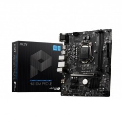MSI H510M PRO-E Intel 10th Gen and 11th Gen Mirco ATX Motherboard MSI H510M PRO-E Intel 10th Gen and 11th Gen Mirco ATX Motherboard