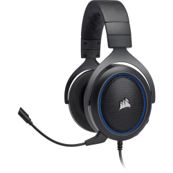 Corsair HS50 Pro Stereo 3.5mm Gaming Headphone (Blue)