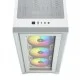 CORSAIR iCUE 4000X RGB Tempered Glass Mid-Tower White case