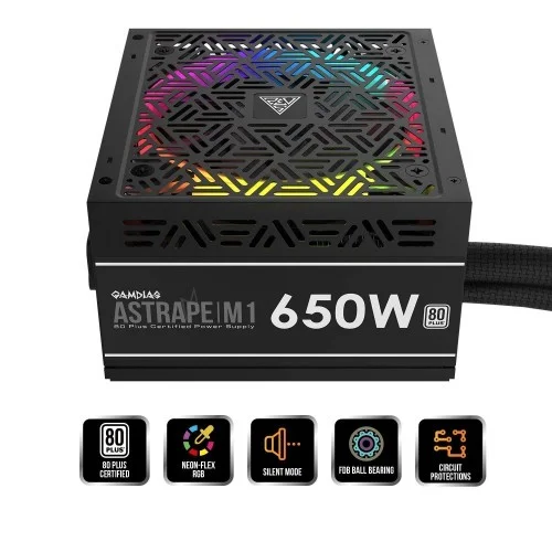 GAMDIAS ASTRAPE M1-650W Power Supply