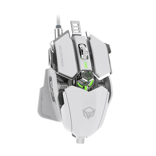 Meetion MT M990S Wired Mechanical Gaming Mouse (White)