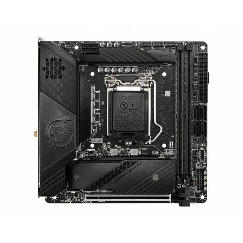 MSI MEG Z590I Unify Gaming 10th Gen and 11th Gen Mini-ITX Motherboard