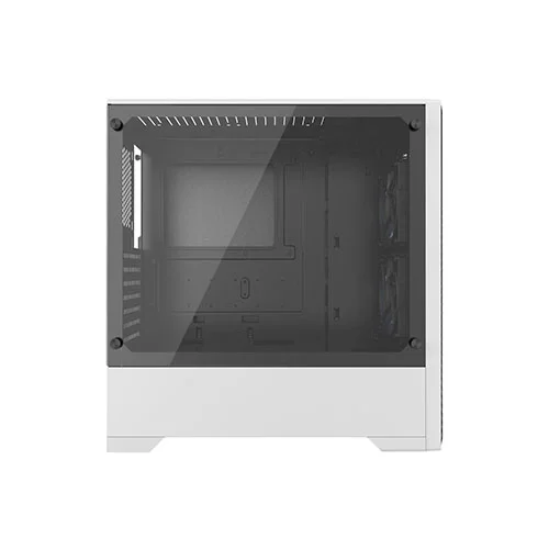 Metallic Gear Neo Air ATX Mid Tower RGB Gaming Casing (White)