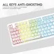 Fantech MK852 Max Core Space Edition Mechanical USB Gaming Keyboard White ( With 2 Port USB Hub)