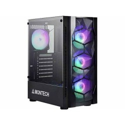 Montech X1 MESH Tempered Glass ATX Gaming Case Black