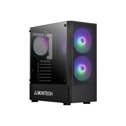 Montech X2 Mesh Black Tempered Glass ATX Gaming Case
