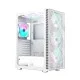 Montech X3 Mesh RGB Lighting Tempered Glass Atx Gaming Case (White)
