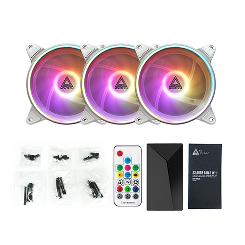 Montech Z3 ARGB 3 in 1 120mm Dual Ring Case Fan
