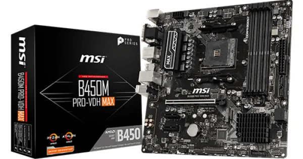 MSI B450M PRO-VDH MAX AMD AM4 GAMING Price in Bangladesh