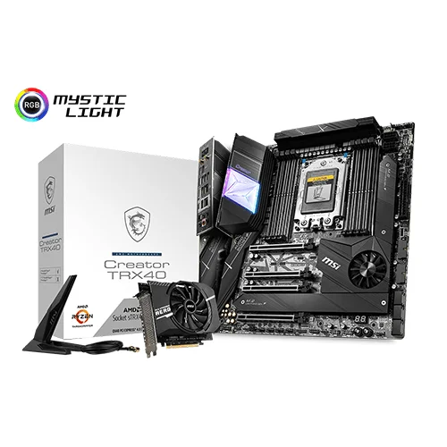 MSI CREATOR TRX40 STRX4 ATX AMD MOTHERBOARD