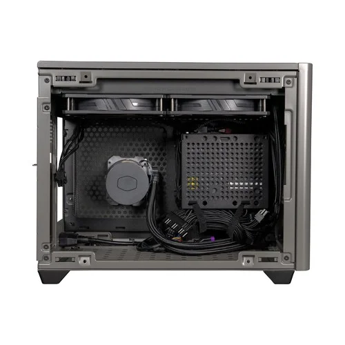 COOLER MASTER NR200P MAX MINI TOWER PC CASE WITH 850W PSU & 280MM AIO LIQUID COOLER -BLACK