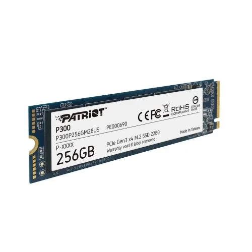 Patriot P300 256GB M.2 PCIe Gen 3x4 SSD