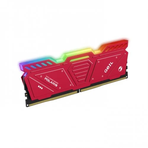 GeIL POLARIS RGB 16GB DDR5 4800MHz Gaming RAM Red