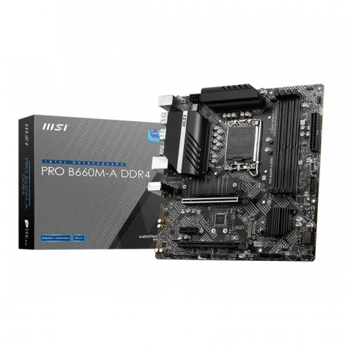 MSI PRO B660M-A DDR4 12th Gen Micro ATX Motherboard