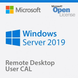 Microsoft Windows Remote Desktop Services 2019 License, 1 user CAL, Open License