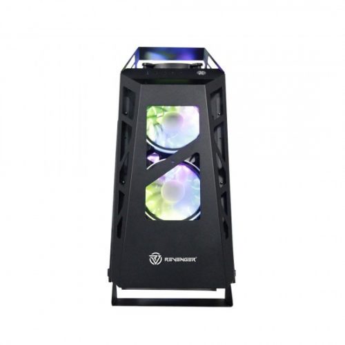 Revenger Jackhammer Tempered Glass Gaming Casing With 120mm ARGB Controller