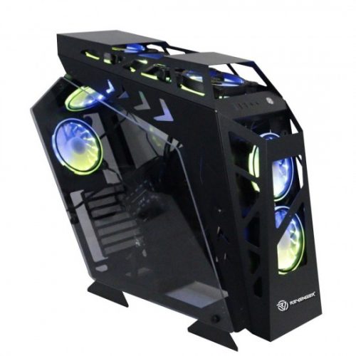 Revenger Jackhammer Tempered Glass Gaming Casing With 120mm ARGB Controller